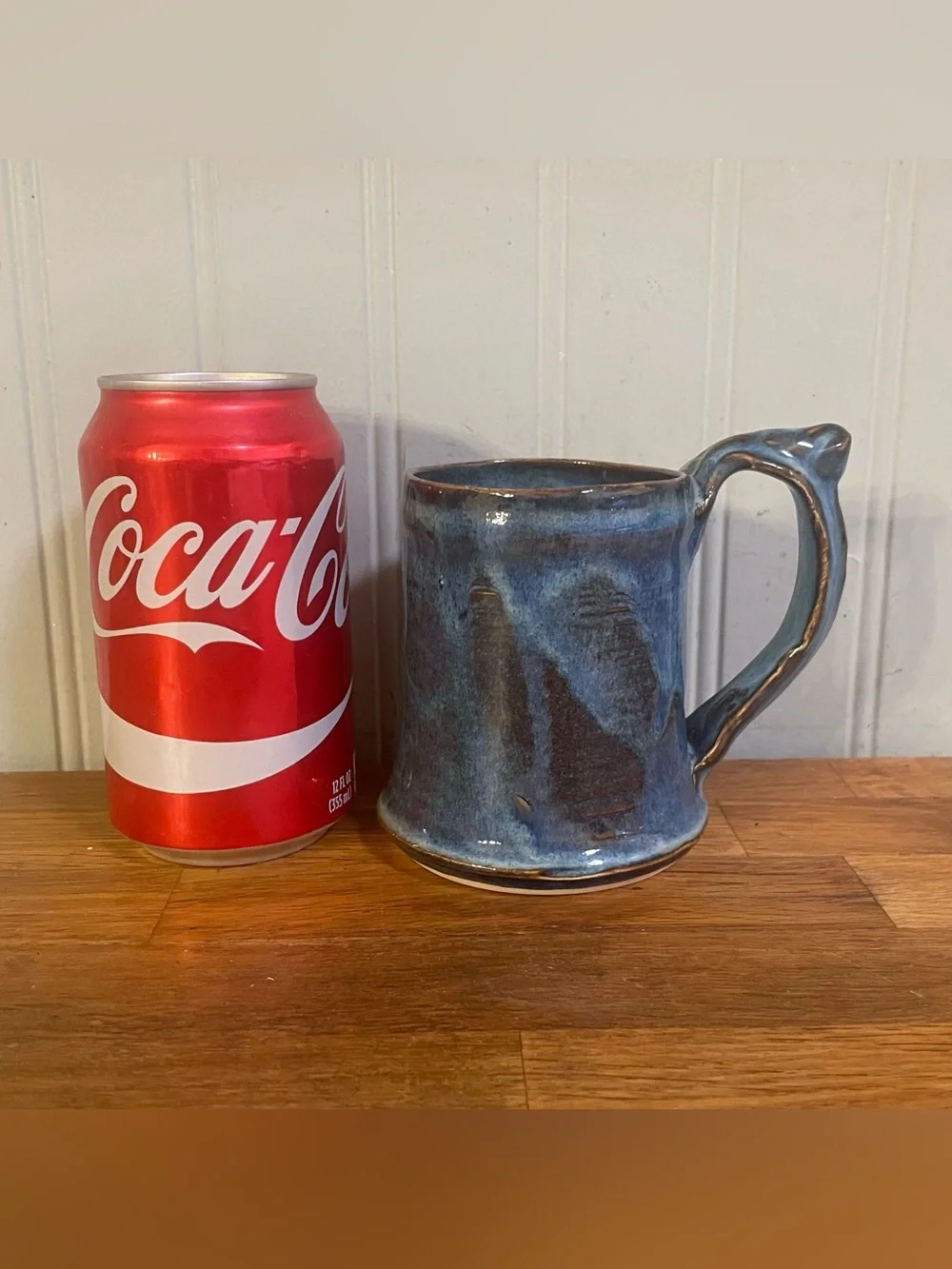 Studio Art Pottery Glazed Mug with Pawprint Maker’s Mark